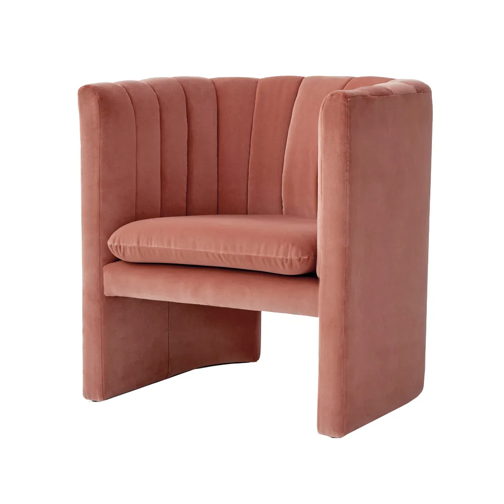 Fauteuil Loafer SC23 f, tissu Ritz clay &Tradition