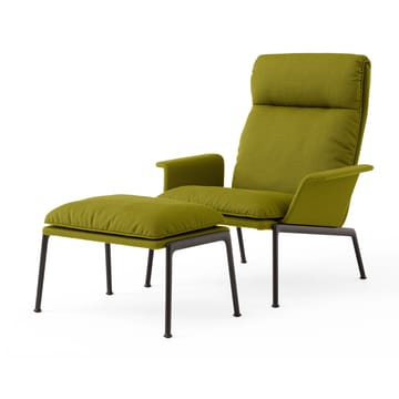 Fauteuil lounge Muno LN17 High back - Warm black-Vidar 0956 - &Tradition