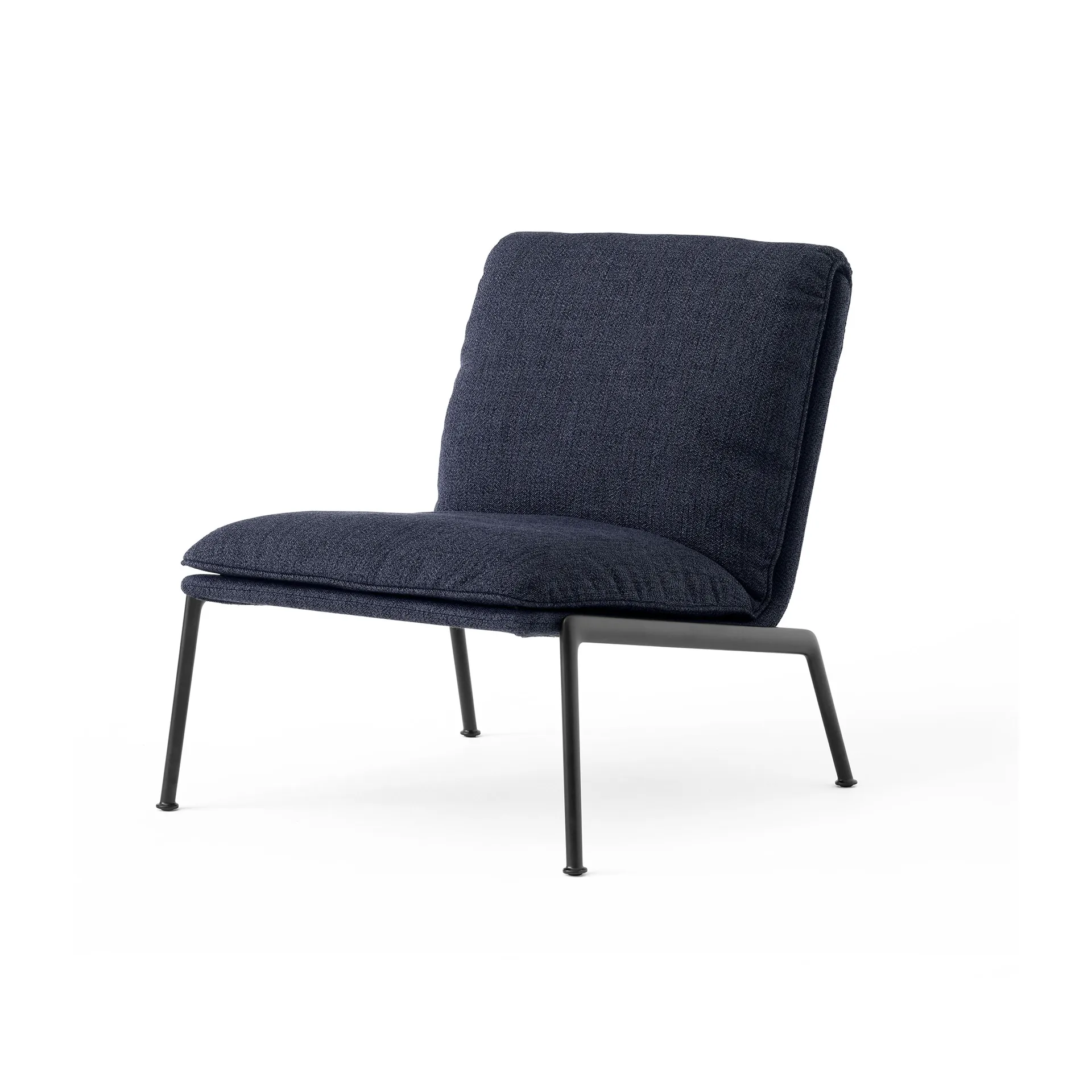 Fauteuil lounge Muno LN18, Warm black-Ecriture 0780 &Tradition