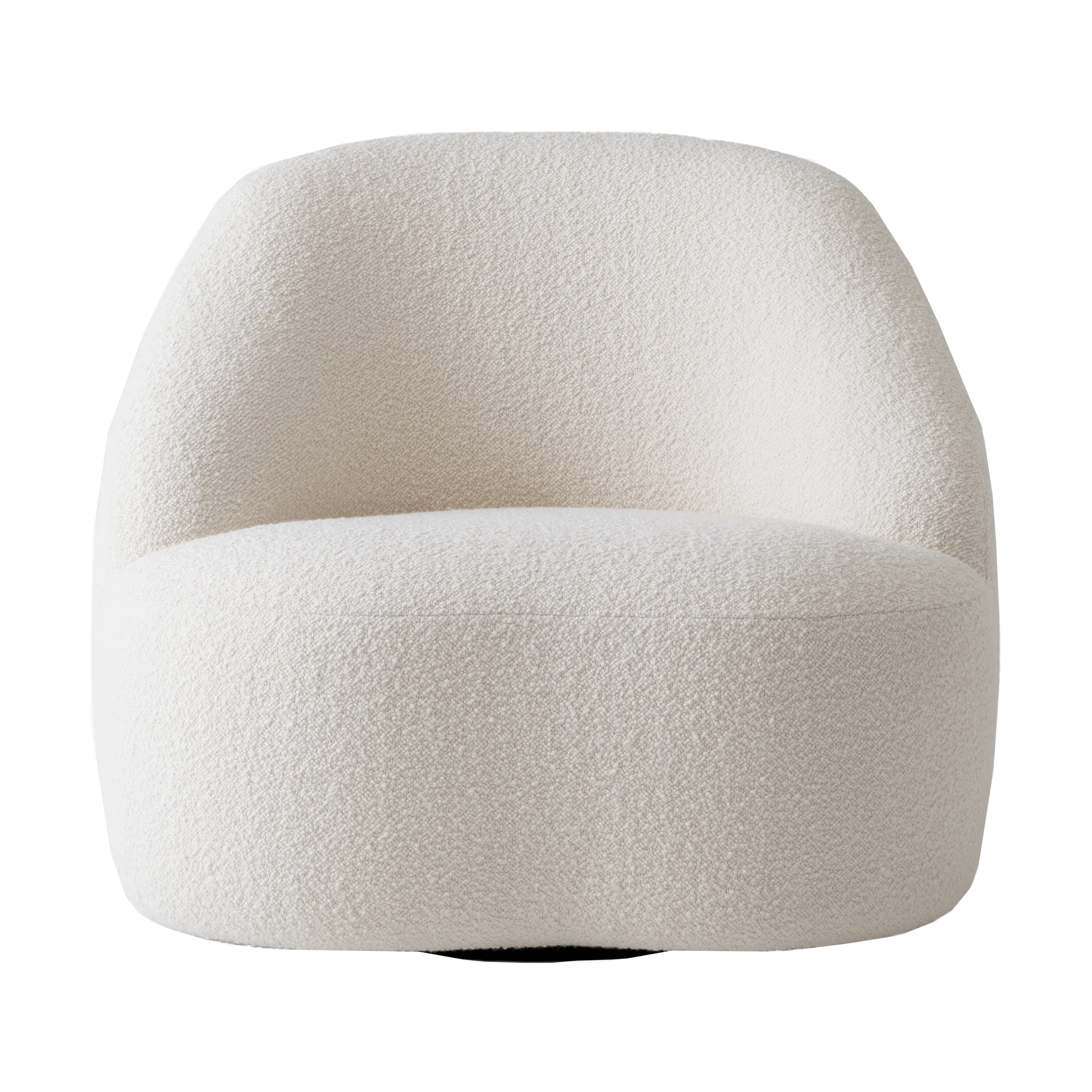 Fauteuil Margas LC2, Karakorum 001-black swivel &Tradition