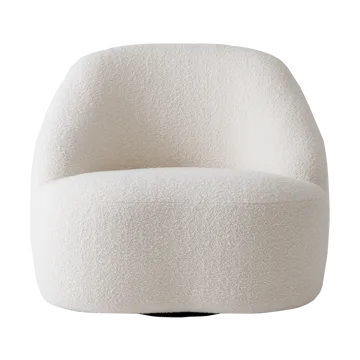 Fauteuil Margas LC2 - Karakorum 001-black swivel - &Tradition