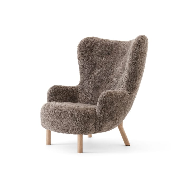 Fauteuil Petra VB3 High - Chêne huilé-Sheepskin Sahara - &Tradition