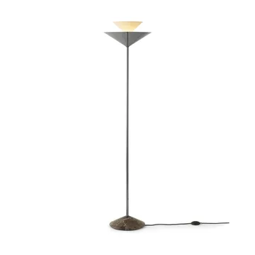 Gio LN 28 lampadaire - Chrome foncé, marmo - &Tradition