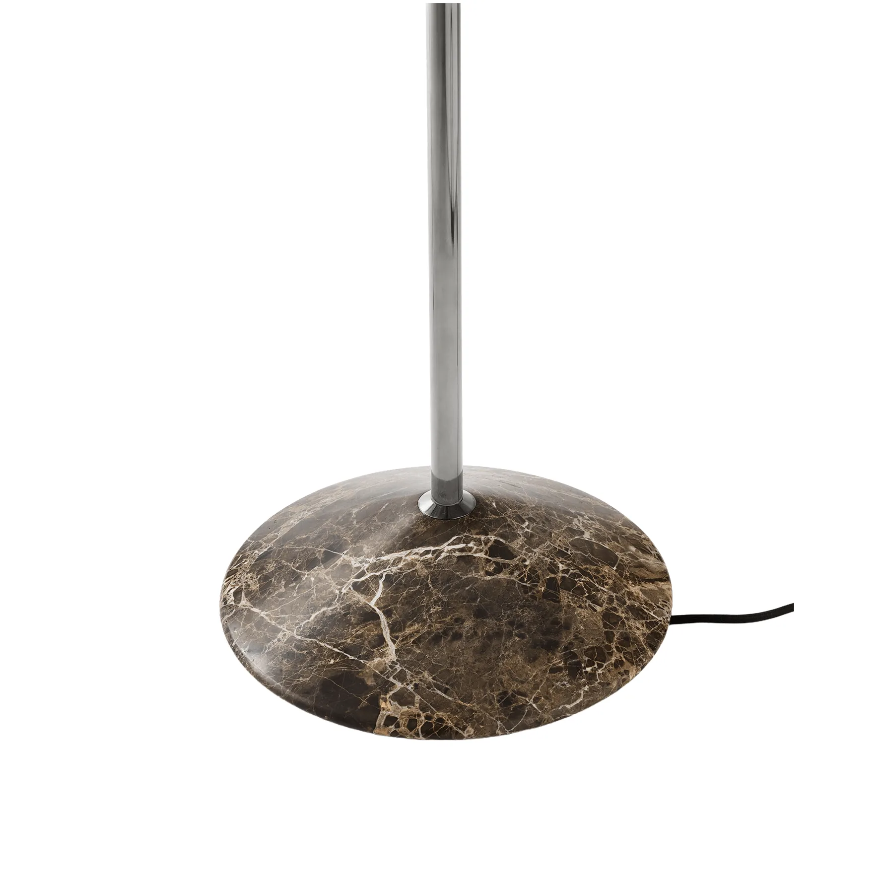 Gio LN 28 lampadaire, Chrome foncé, marmo &Tradition