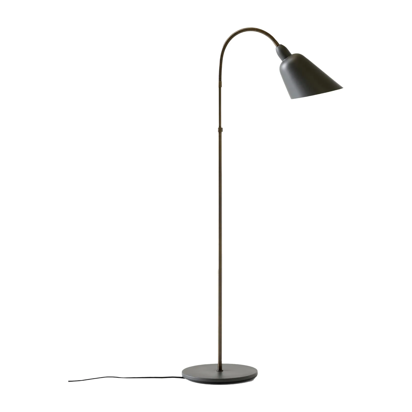 Lampadaire Bellevue AJ7 Anniversary Edition, Stone grey-bronzed brass &Tradition