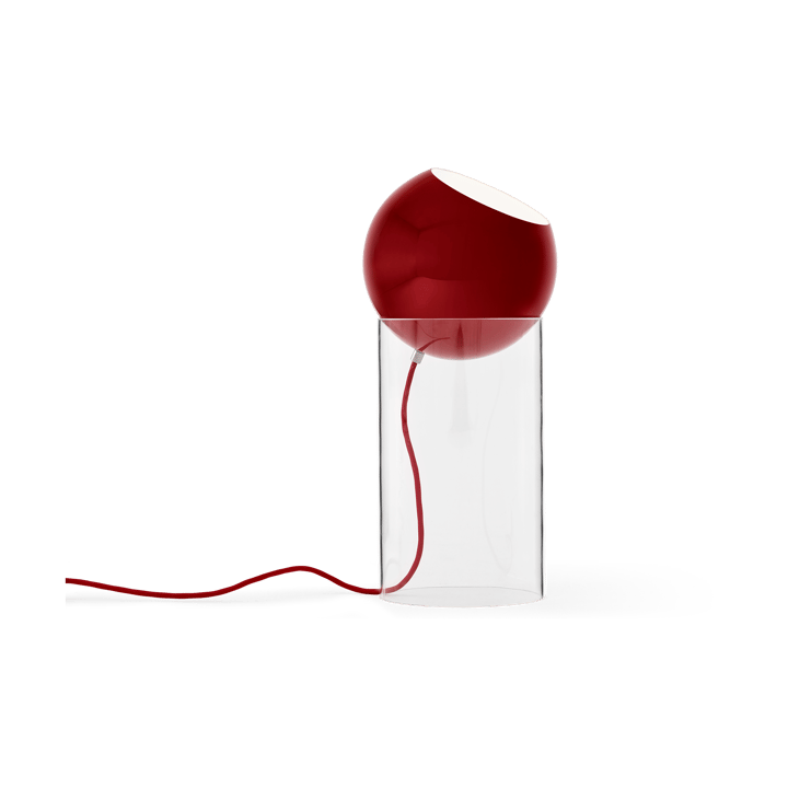 Lampadaire Topan VP14 46,5 cm, Clear-vermilion red &Tradition