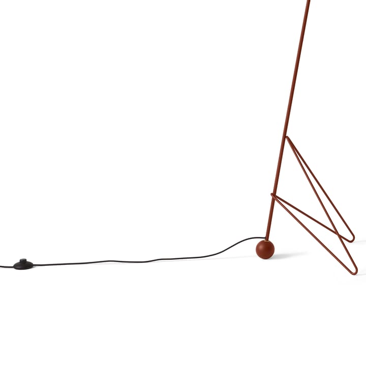 Lampadaire tripode HM8, Maroon (rouge) &Tradition