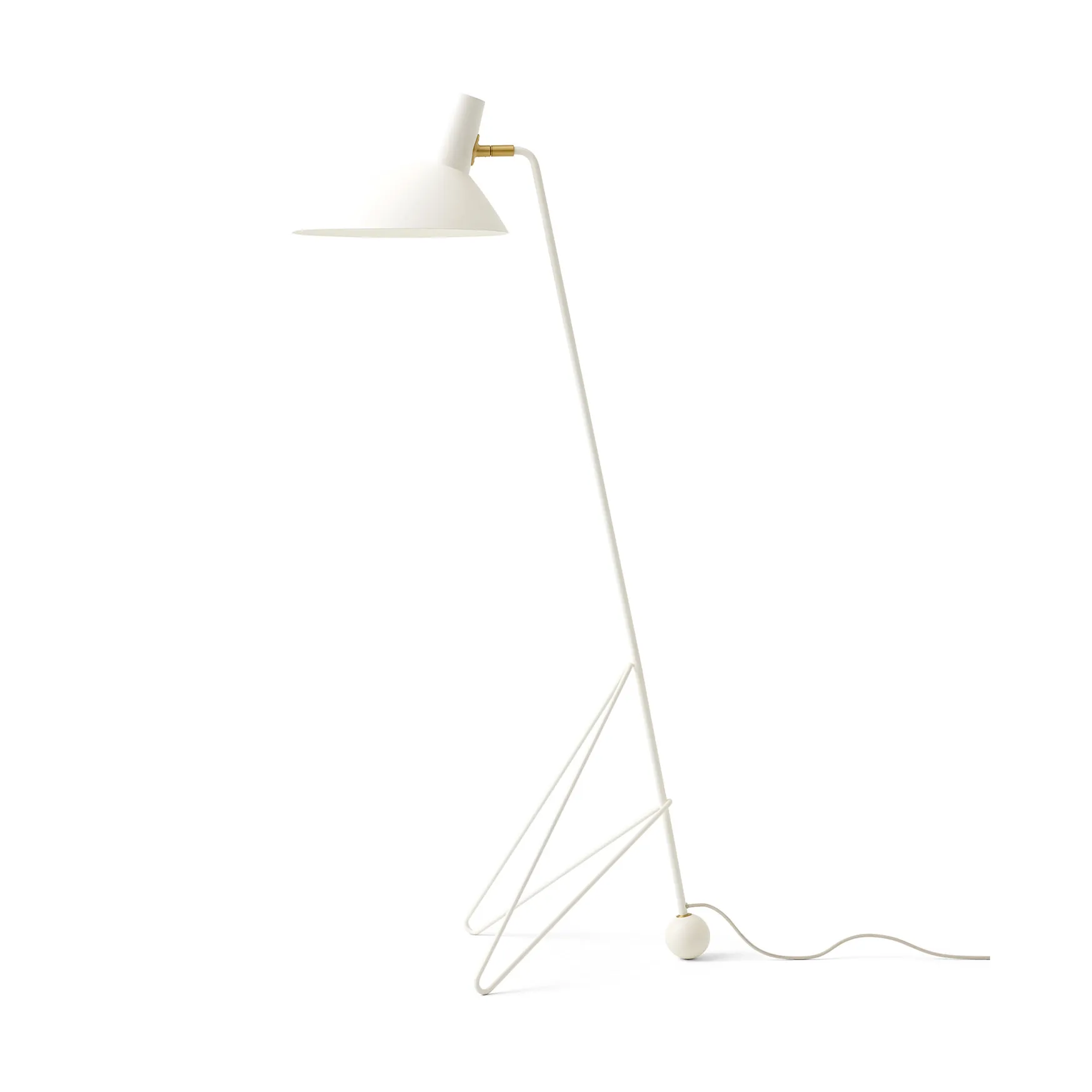 Lampadaire tripode HM8, Matt white &Tradition