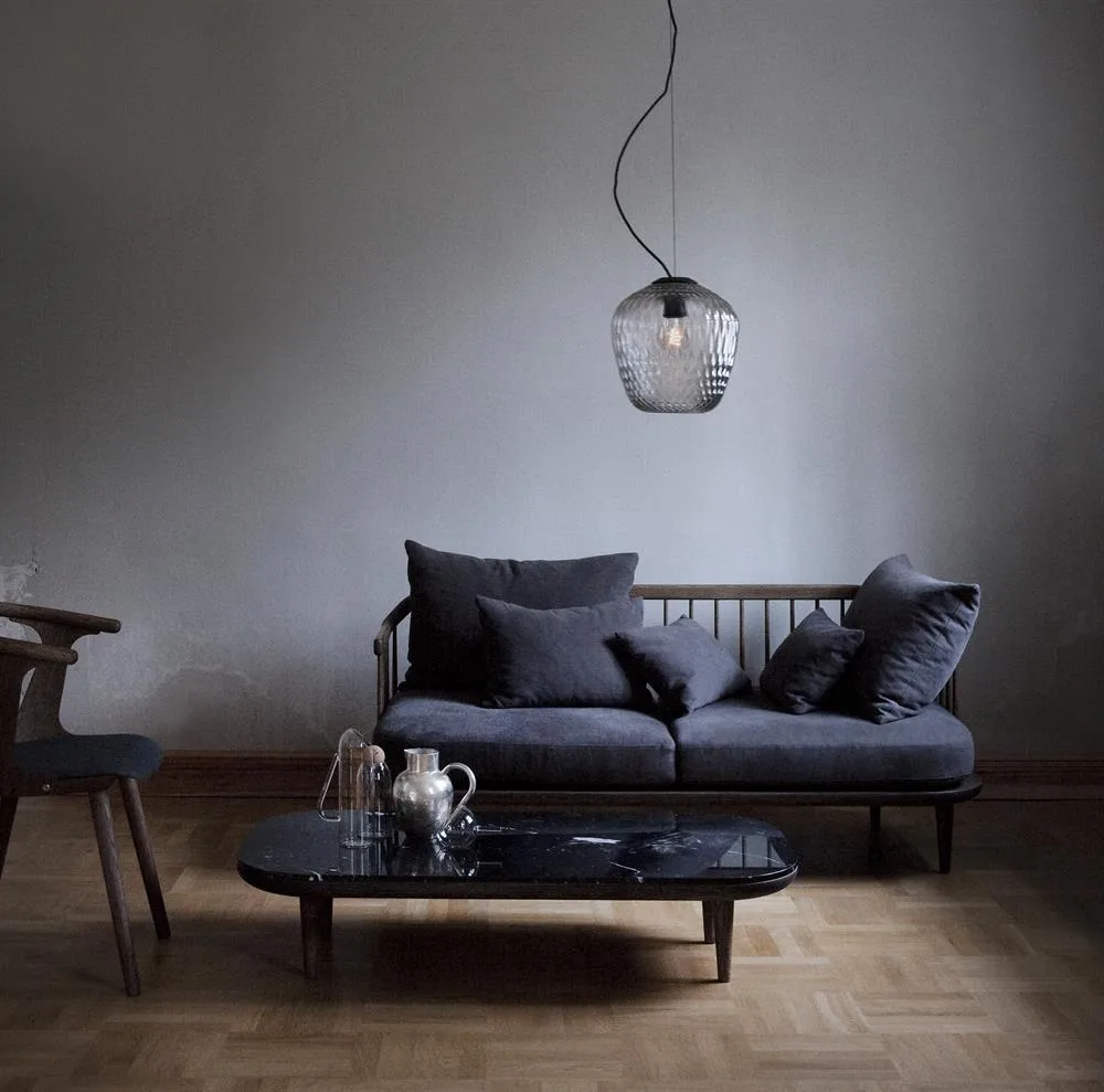 Lampe à suspension Blown, argent &Tradition