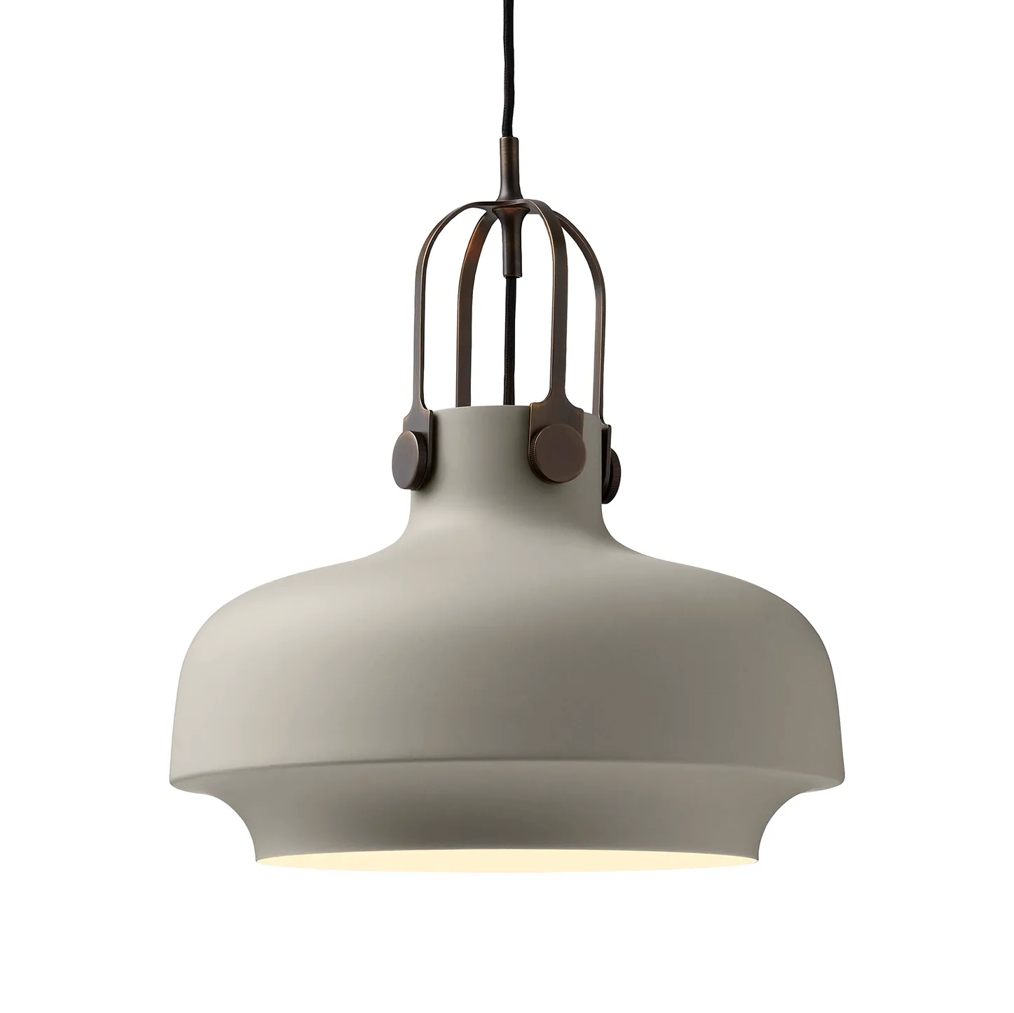 Lampe à suspension Copenhagen SC7, Matt stone (gris) &Tradition