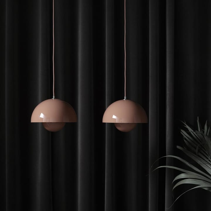 Lampe à suspension FlowerPot VP1 - beige-rouge - &Tradition