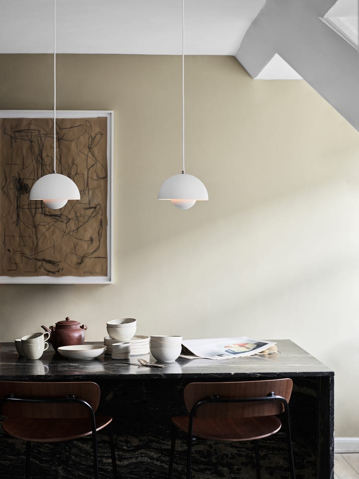 Lampe à suspension FlowerPot VP1 - blanc mat - &Tradition