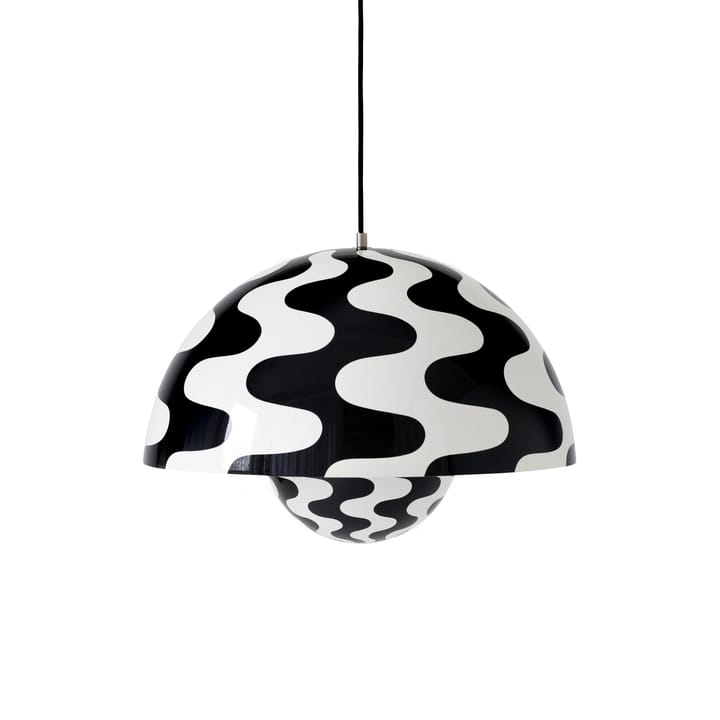 Lampe à suspension FlowerPot VP2 - Black-white pattern - &Tradition