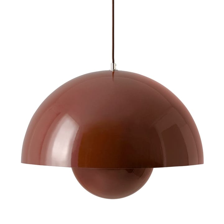 Lampe à suspension FlowerPot VP2 - Rouge-marron - &Tradition
