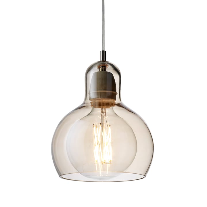 Lampe à suspension Mega Bulb, Doré-câble transparent &Tradition