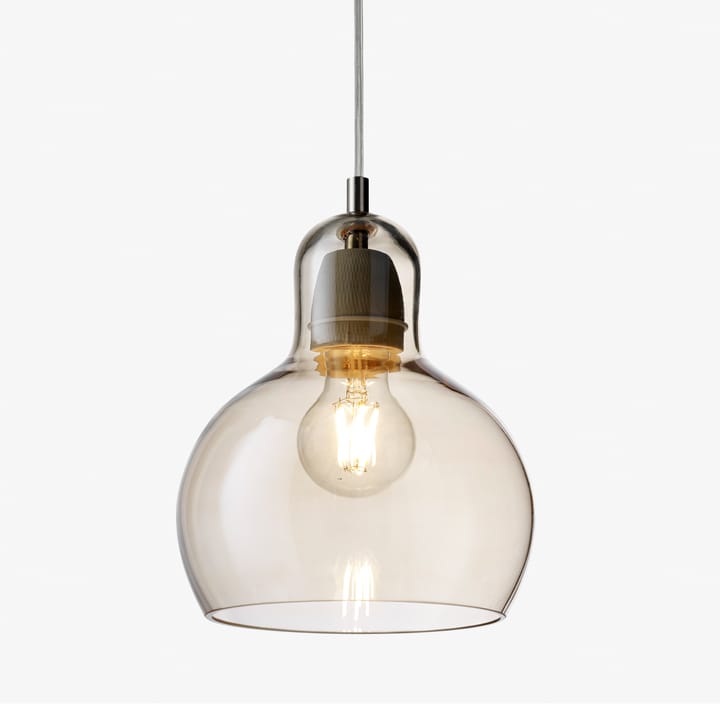 Lampe à suspension Mega Bulb, Doré-câble transparent &Tradition