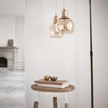 Lampe à suspension Mega Bulb - Doré-câble transparent - &Tradition