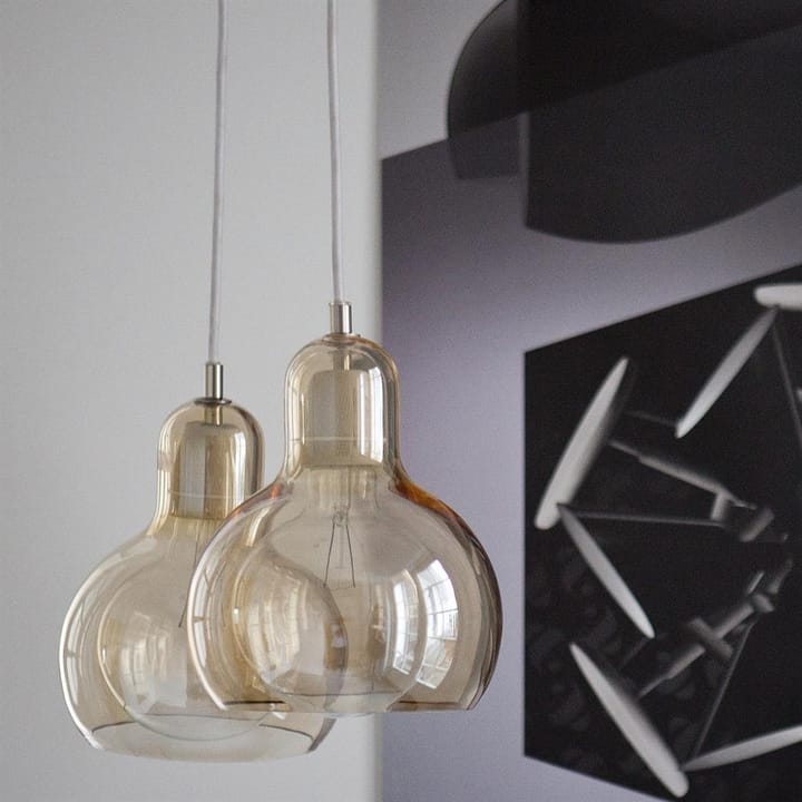 Lampe à suspension Mega Bulb or, or-verre &Tradition