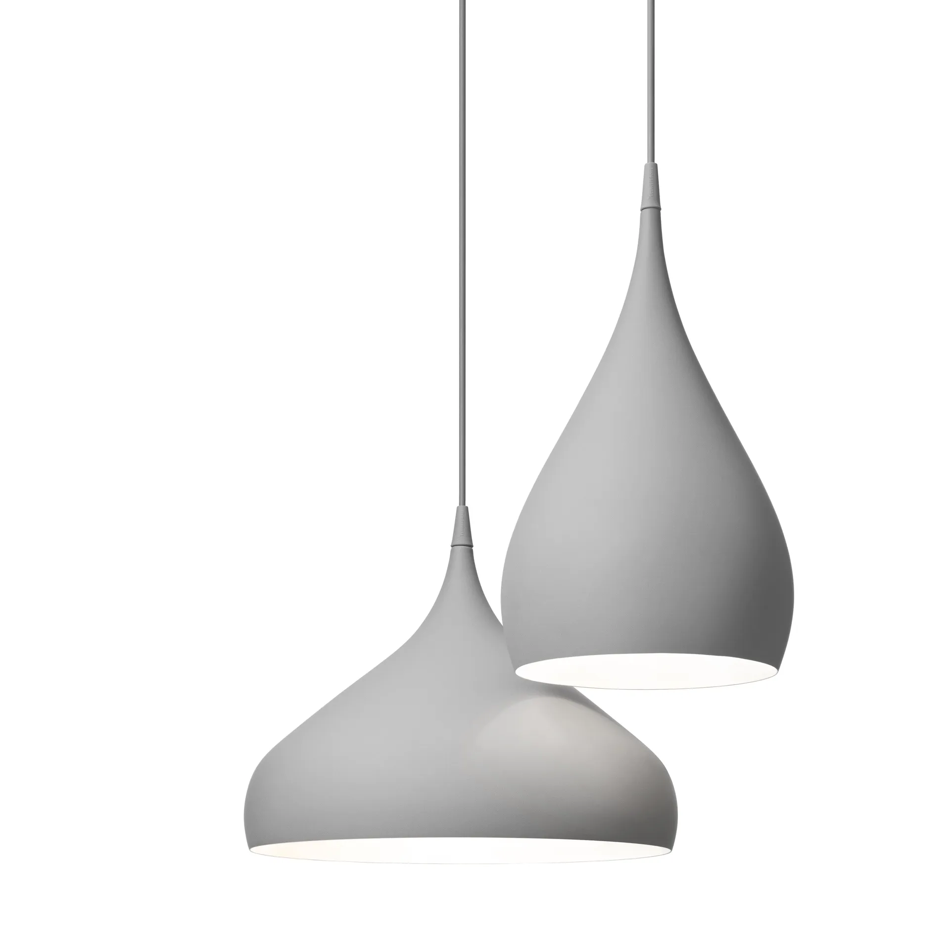 Lampe à suspension Spinning BH2, gris &Tradition