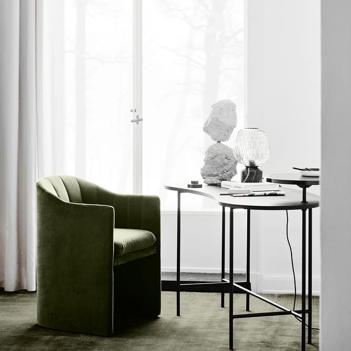 Lampe de table Blown SW6, Noir Marbre &Tradition