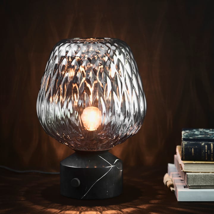 Lampe de table Blown SW6, Noir Marbre &Tradition