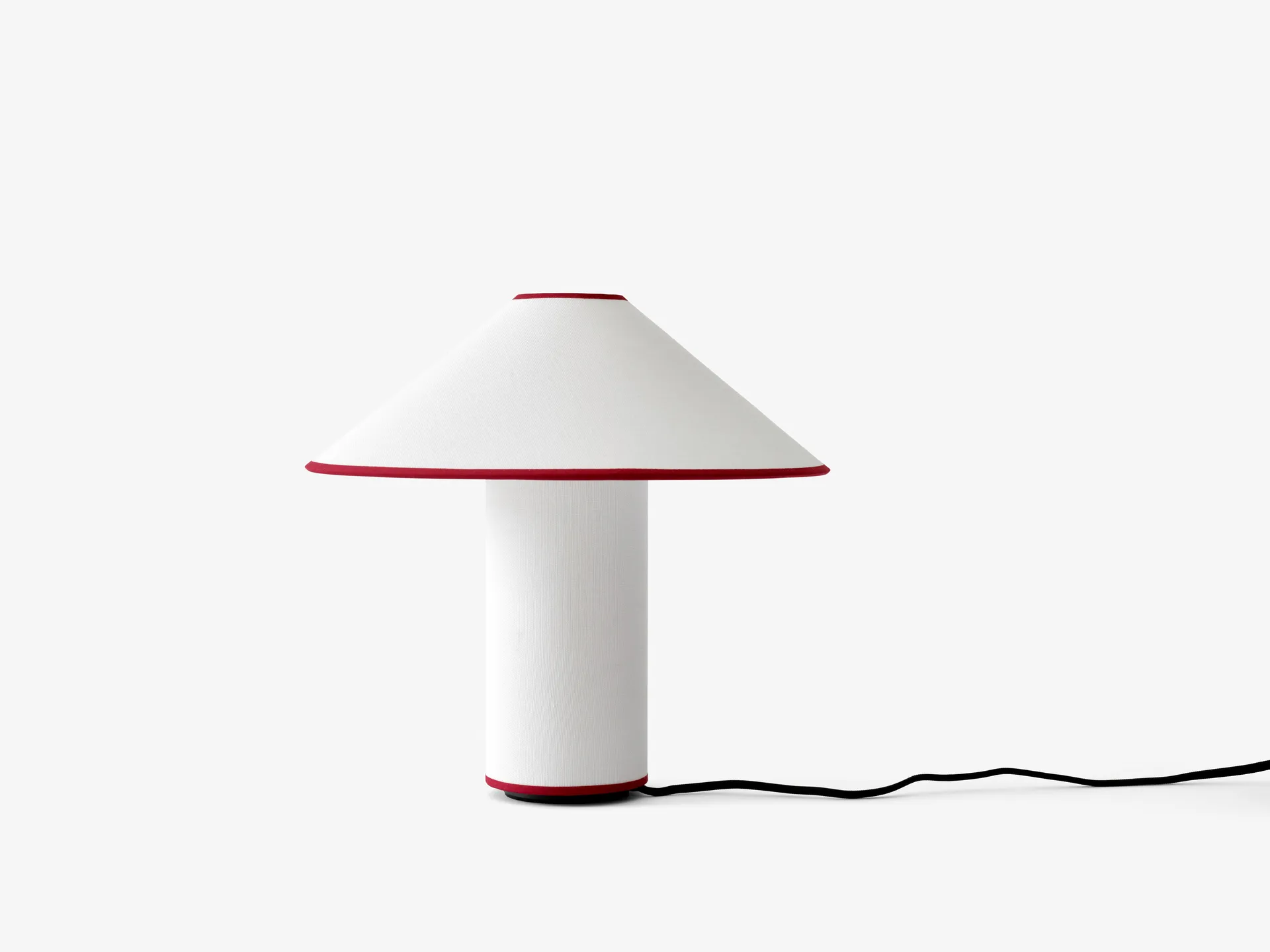 Lampe de table Colette ATD6, blanc et merlot &Tradition