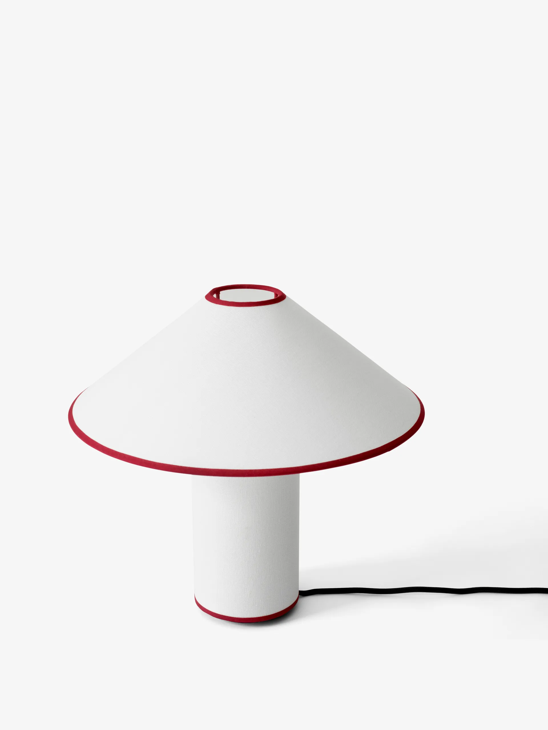 Lampe de table Colette ATD6, blanc et merlot &Tradition