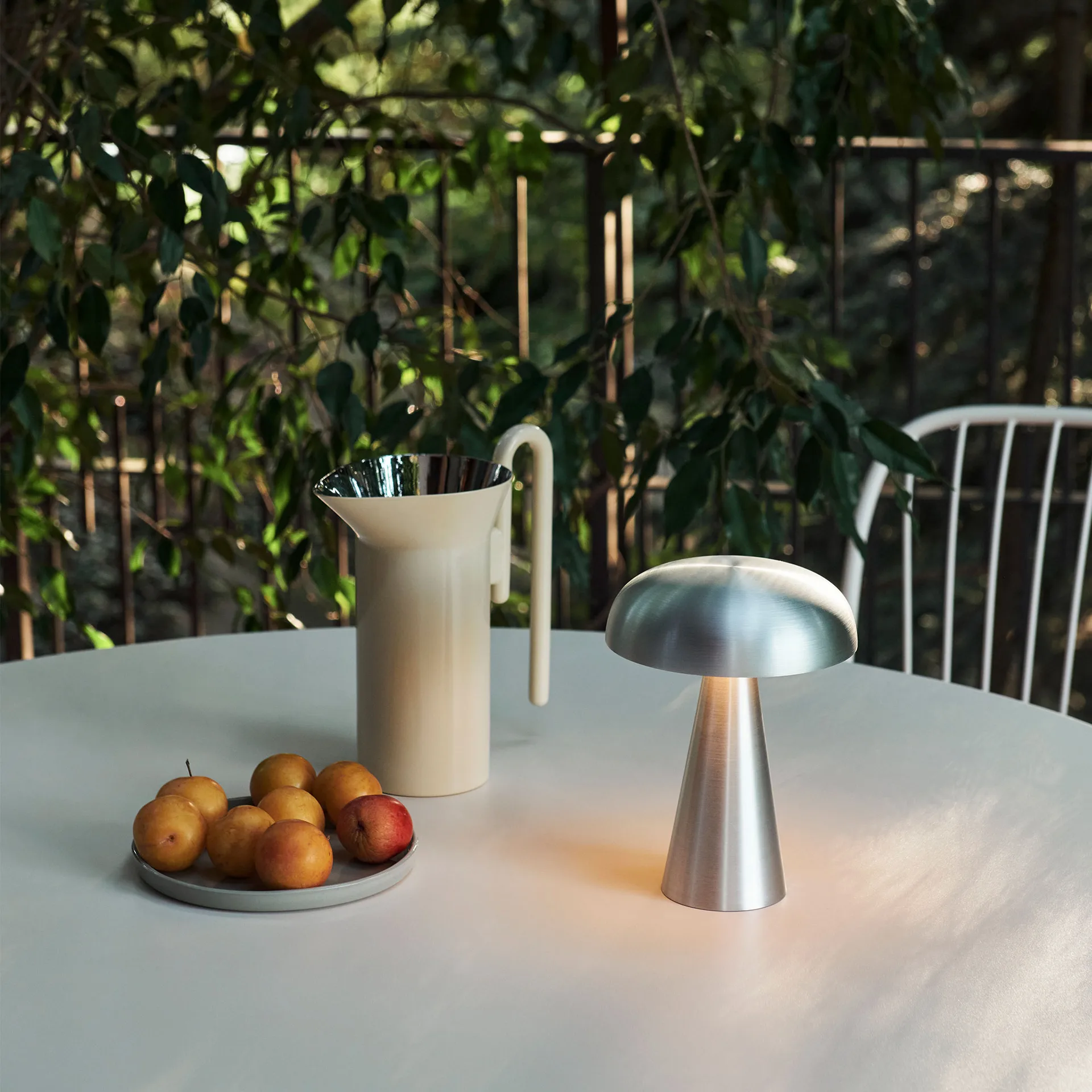 Lampe de table Como portable SC53, Aluminium &Tradition