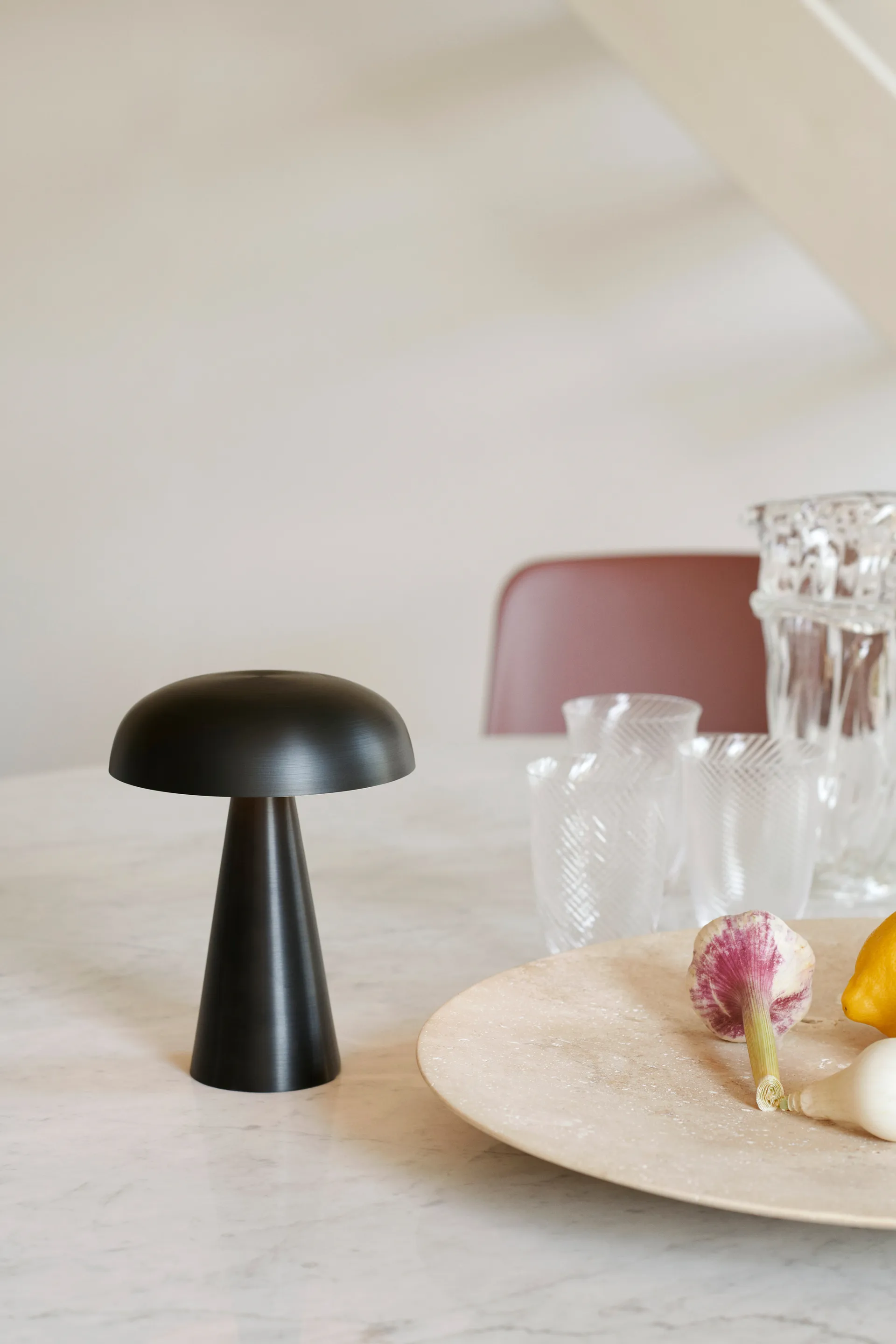 Lampe de table Como portable SC53, Black &Tradition