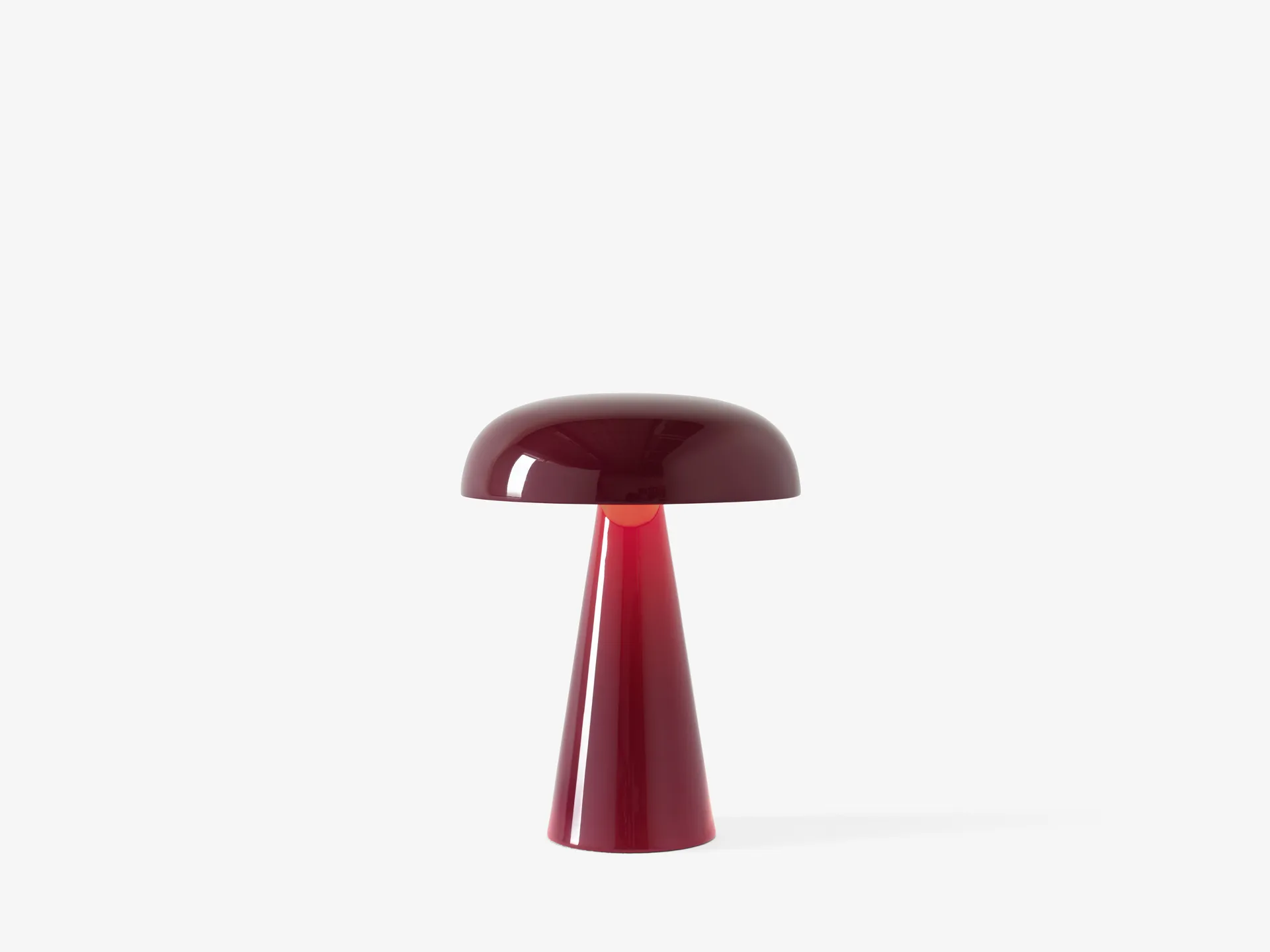 Lampe de table Como portable SC53, Red brown &Tradition