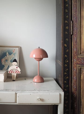 Lampe de table Flowerpot portable VP9 - Beige red - &Tradition