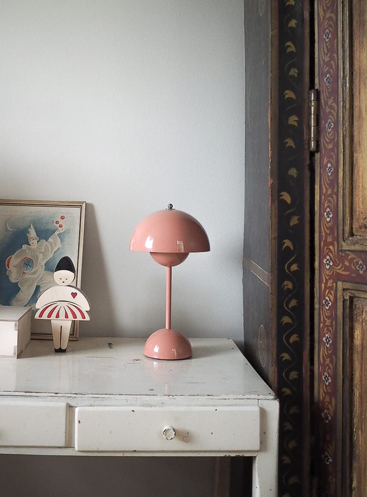 Lampe de table Flowerpot portable VP9 - Beige red - &Tradition