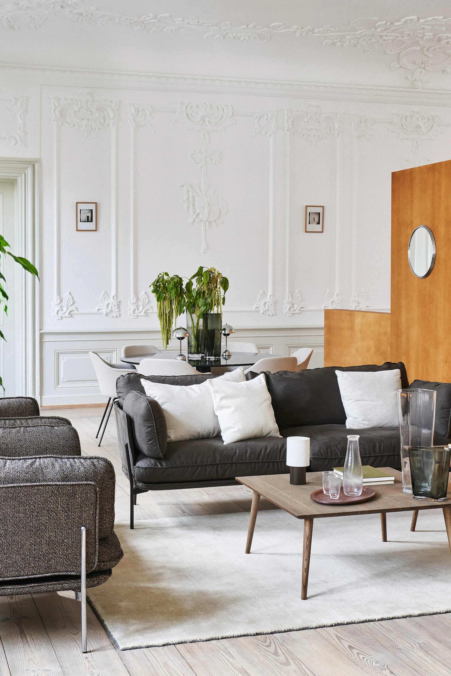 Lampe de table Flowerpot portable VP9, Chrome &Tradition