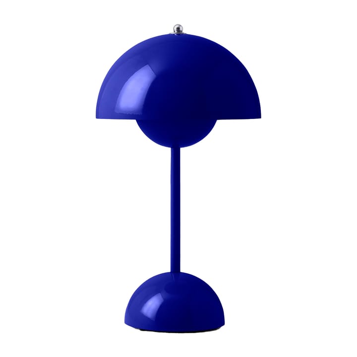 Lampe de table Flowerpot portable VP9 - Cobalt blue - &Tradition