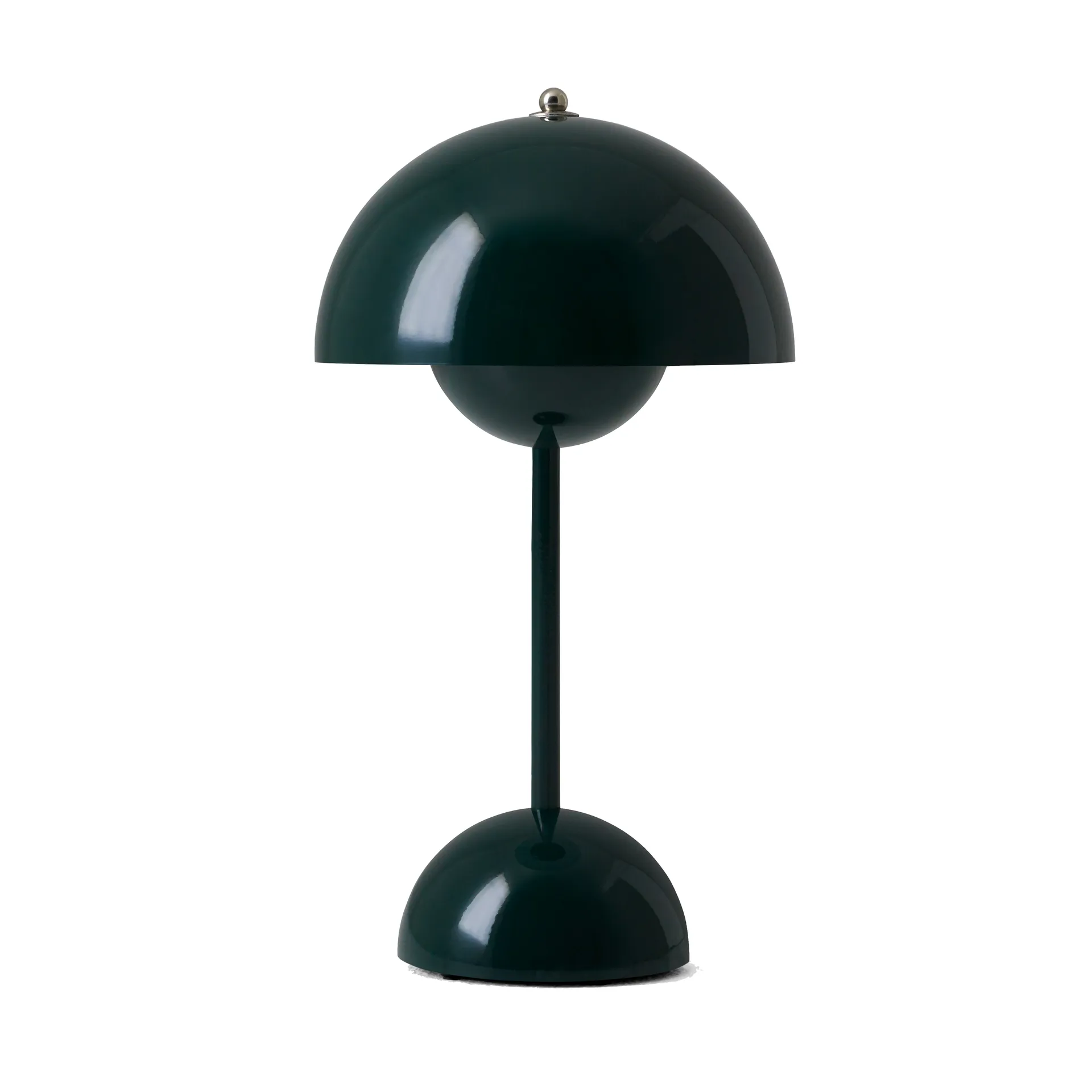 Lampe de table Flowerpot portable VP9, Dark green &Tradition