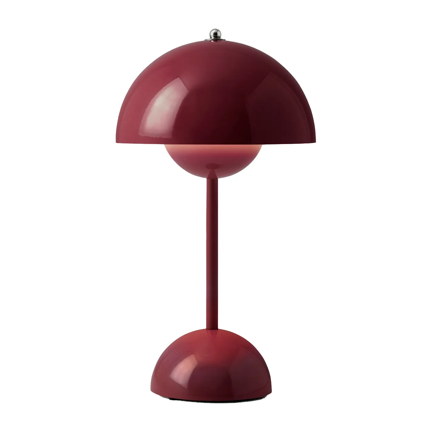 Lampe de table Flowerpot portable VP9, Dark plum &Tradition