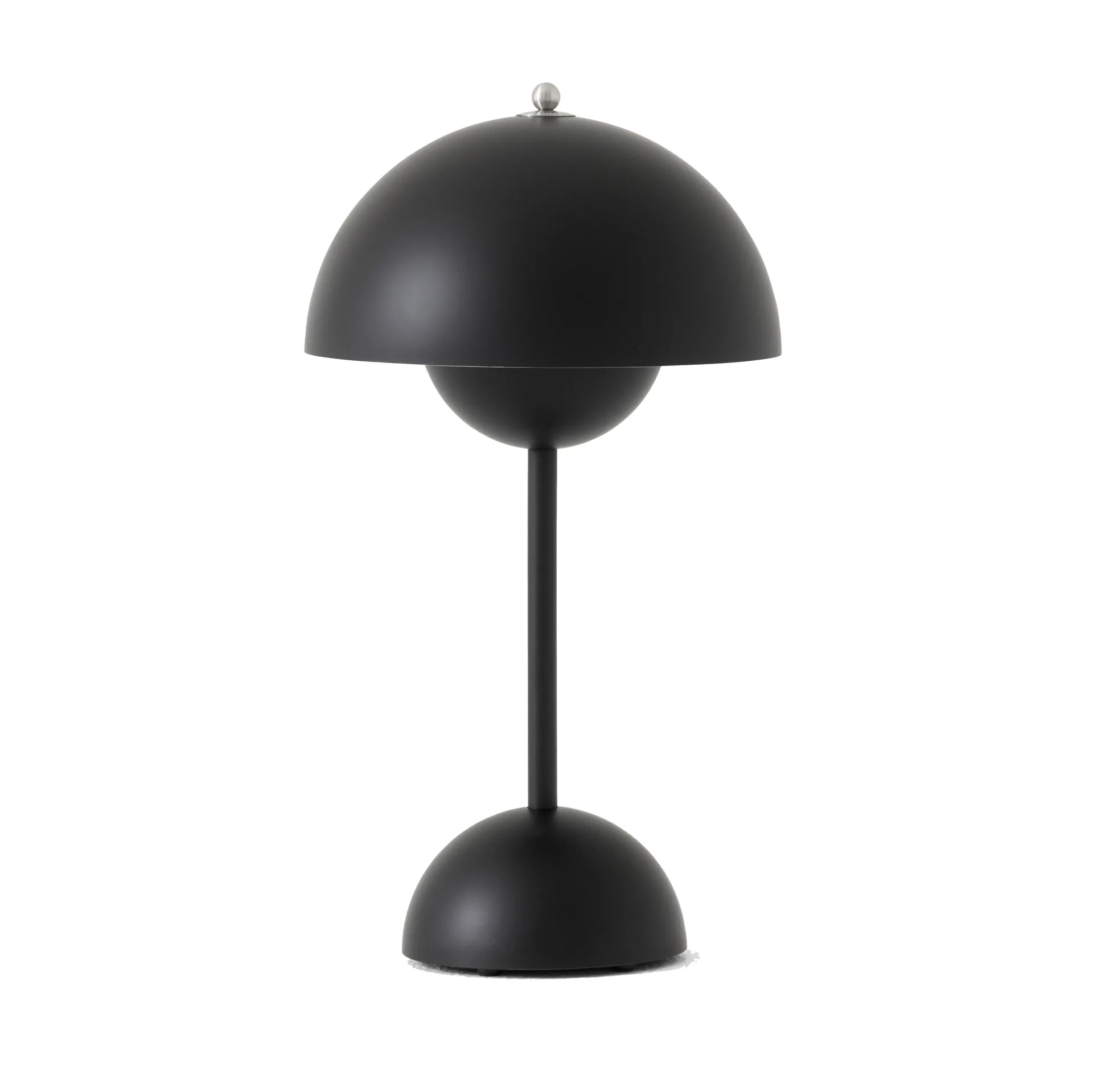 Lampe de table Flowerpot portable VP9, Matt black &Tradition