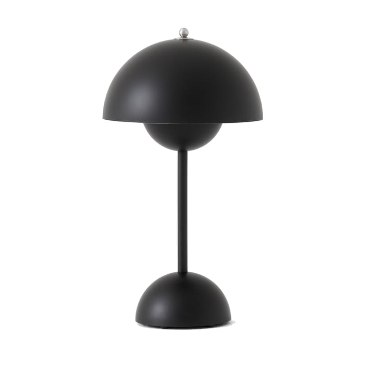 Lampe de table Flowerpot portable VP9 - Matt black - &Tradition
