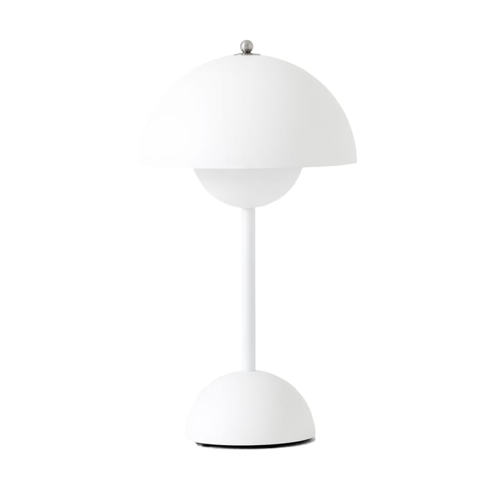 Lampe de table Flowerpot portable VP9 - Matt white - &Tradition