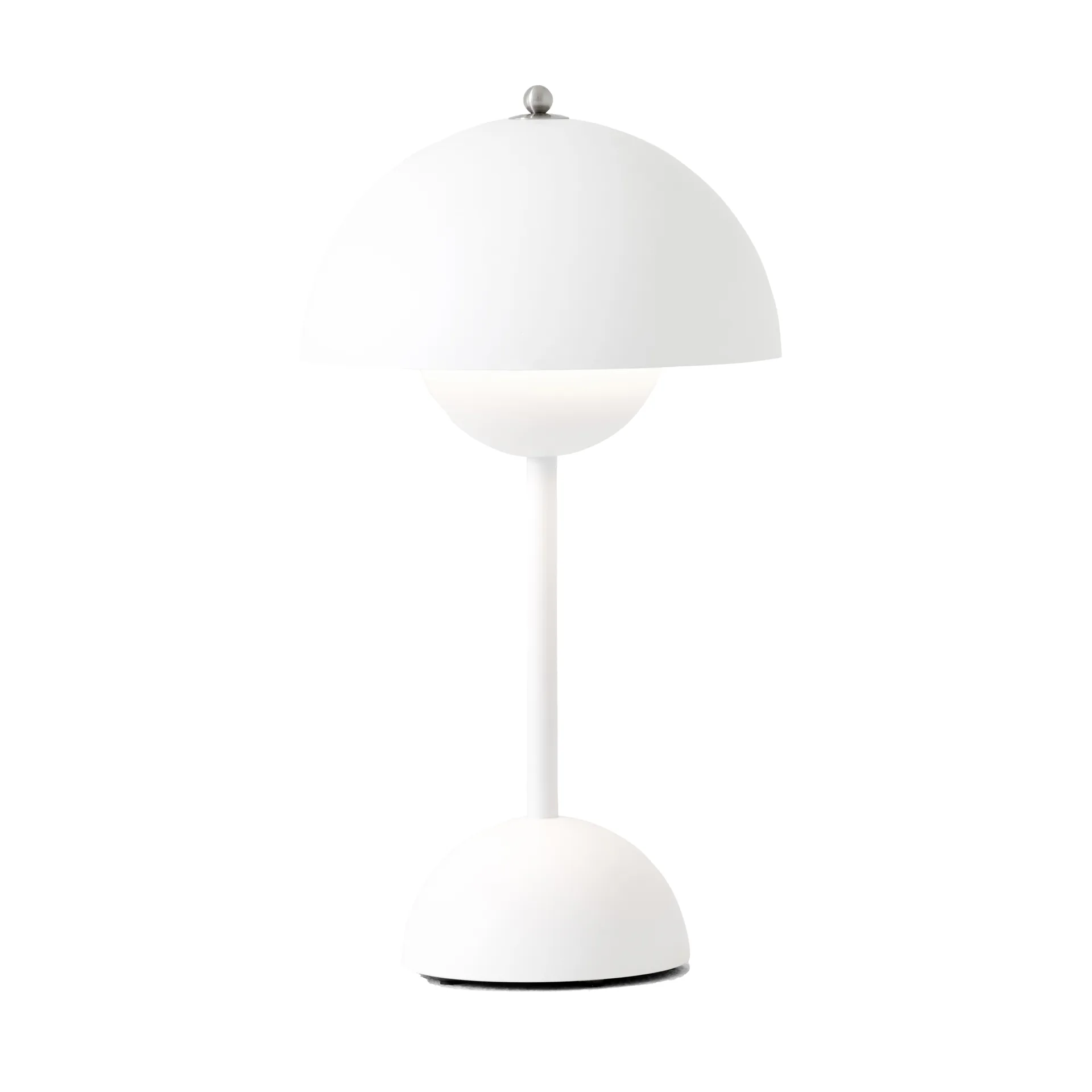 Lampe de table Flowerpot portable VP9, Matt white &Tradition