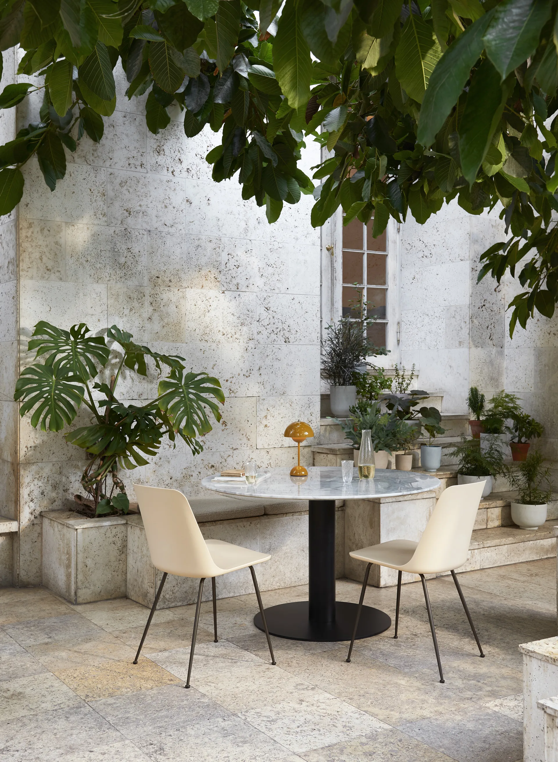 Lampe de table Flowerpot portable VP9, Mustard &Tradition