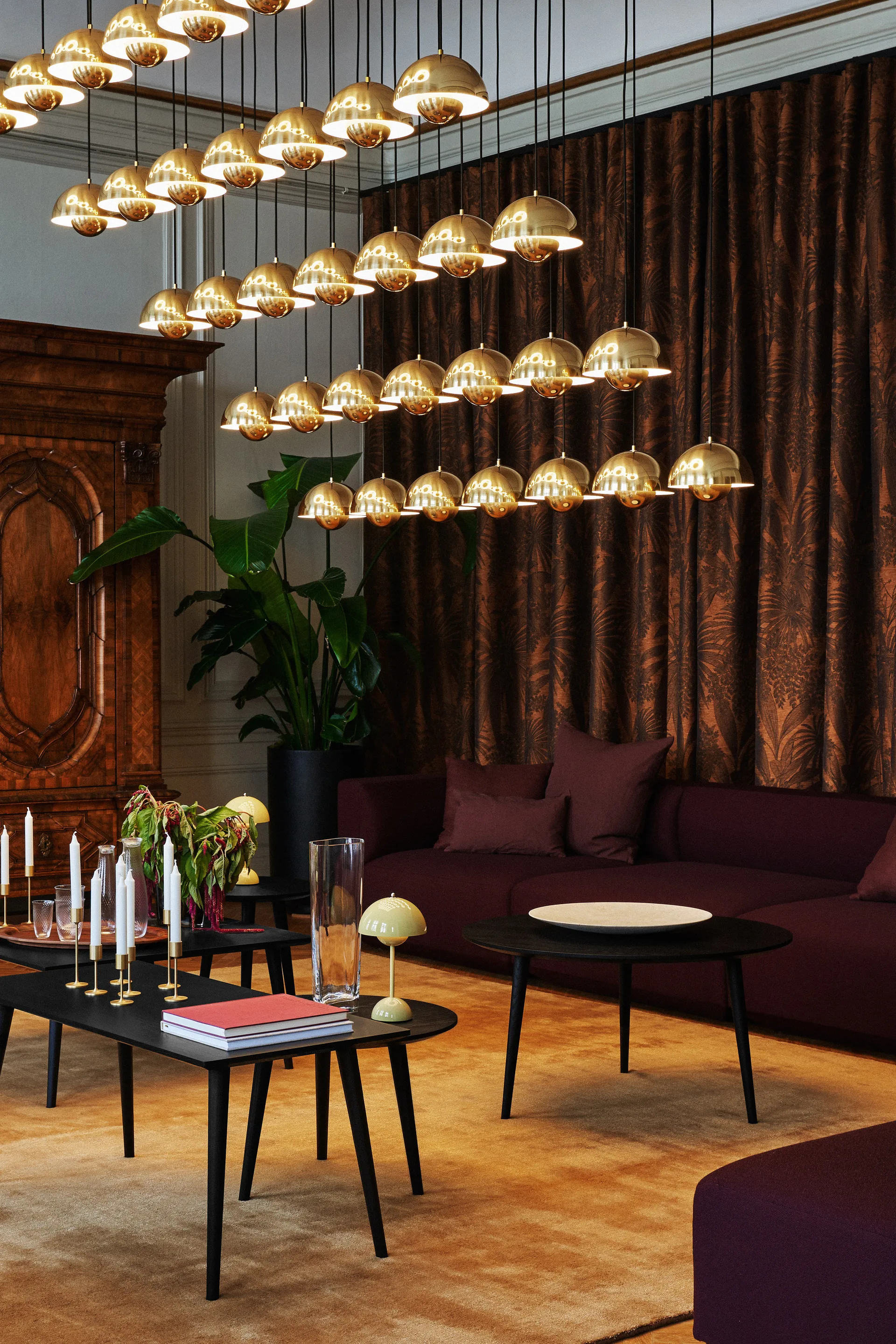 Lampe de table Flowerpot portable VP9, Pale sand &Tradition