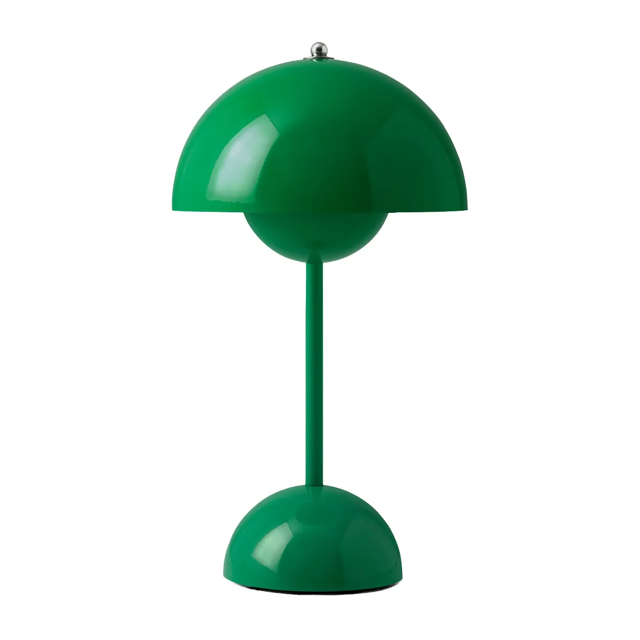 Lampe de table Flowerpot portable VP9, Signal green &Tradition