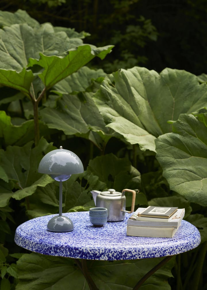 Lampe de table Flowerpot portable VP9 - Stone blue - &Tradition