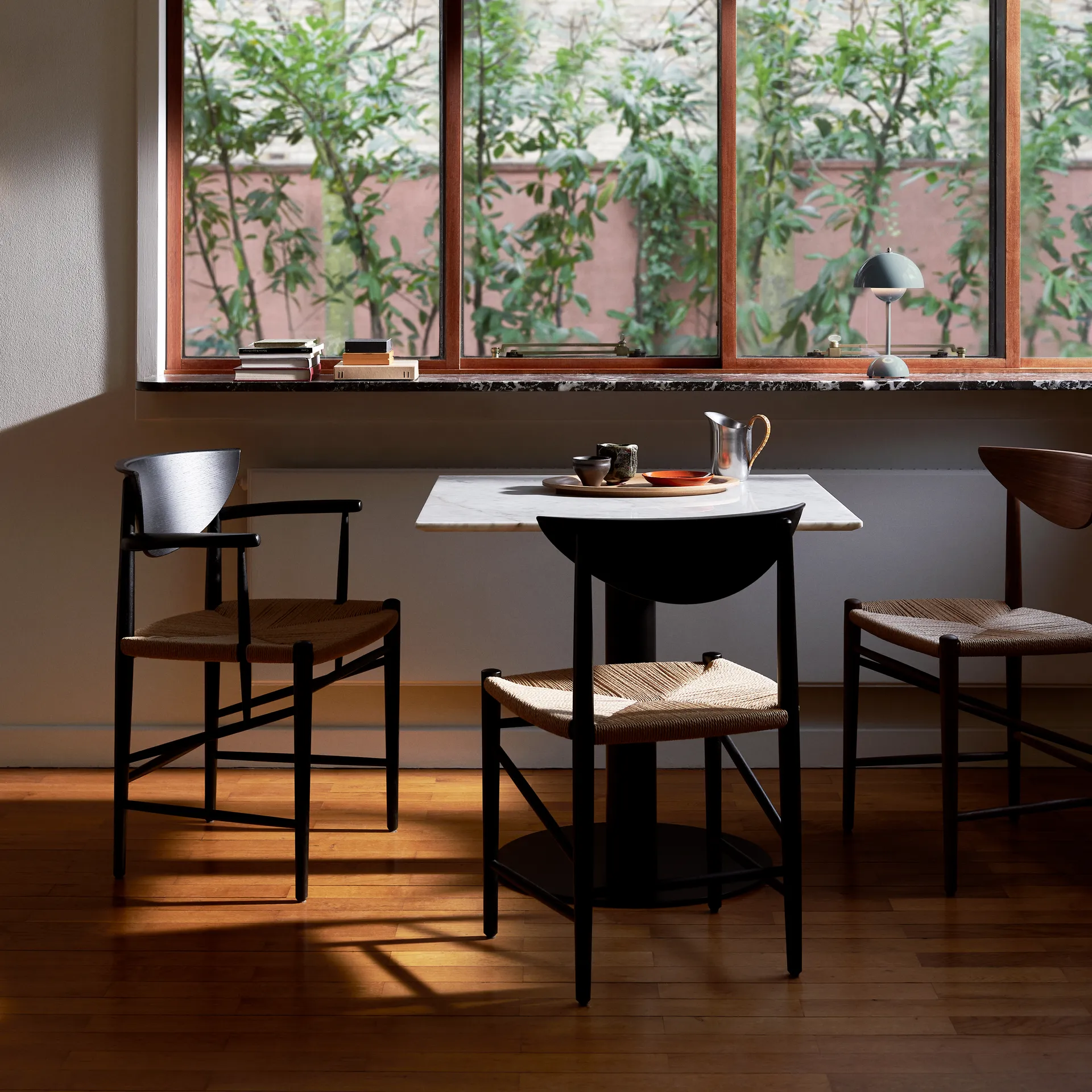 Lampe de table Flowerpot portable VP9, Stone blue &Tradition