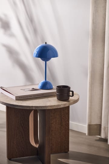 Lampe de table Flowerpot portable VP9 - Swim blue - &Tradition
