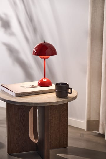 Lampe de table Flowerpot portable VP9 - Vermilion red - &Tradition