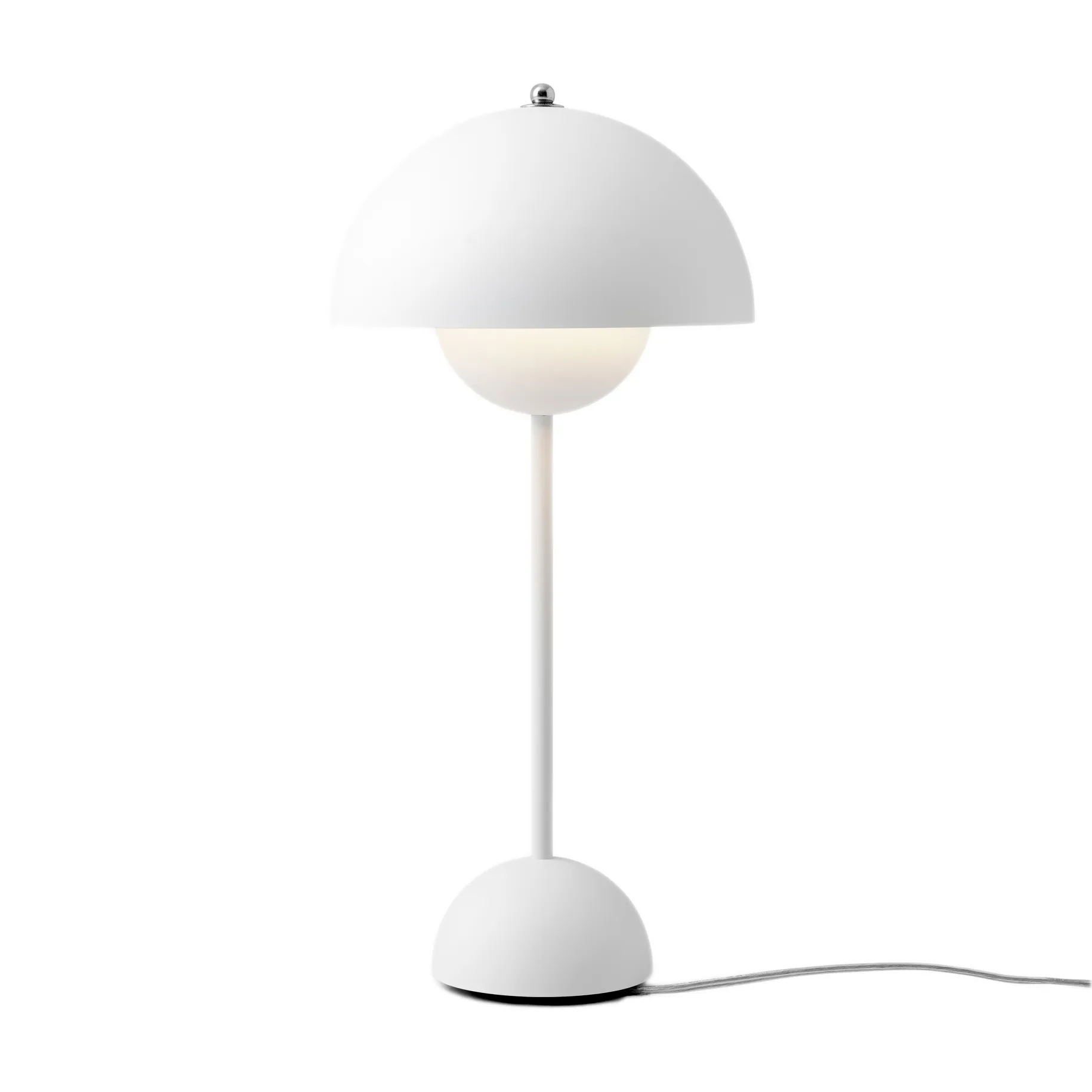 Lampe de table FlowerPot VP3, blanc mat &Tradition