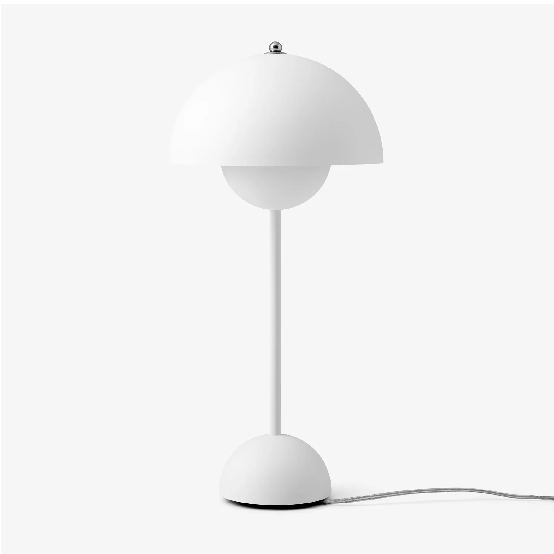 Lampe de table FlowerPot VP3, blanc mat &Tradition