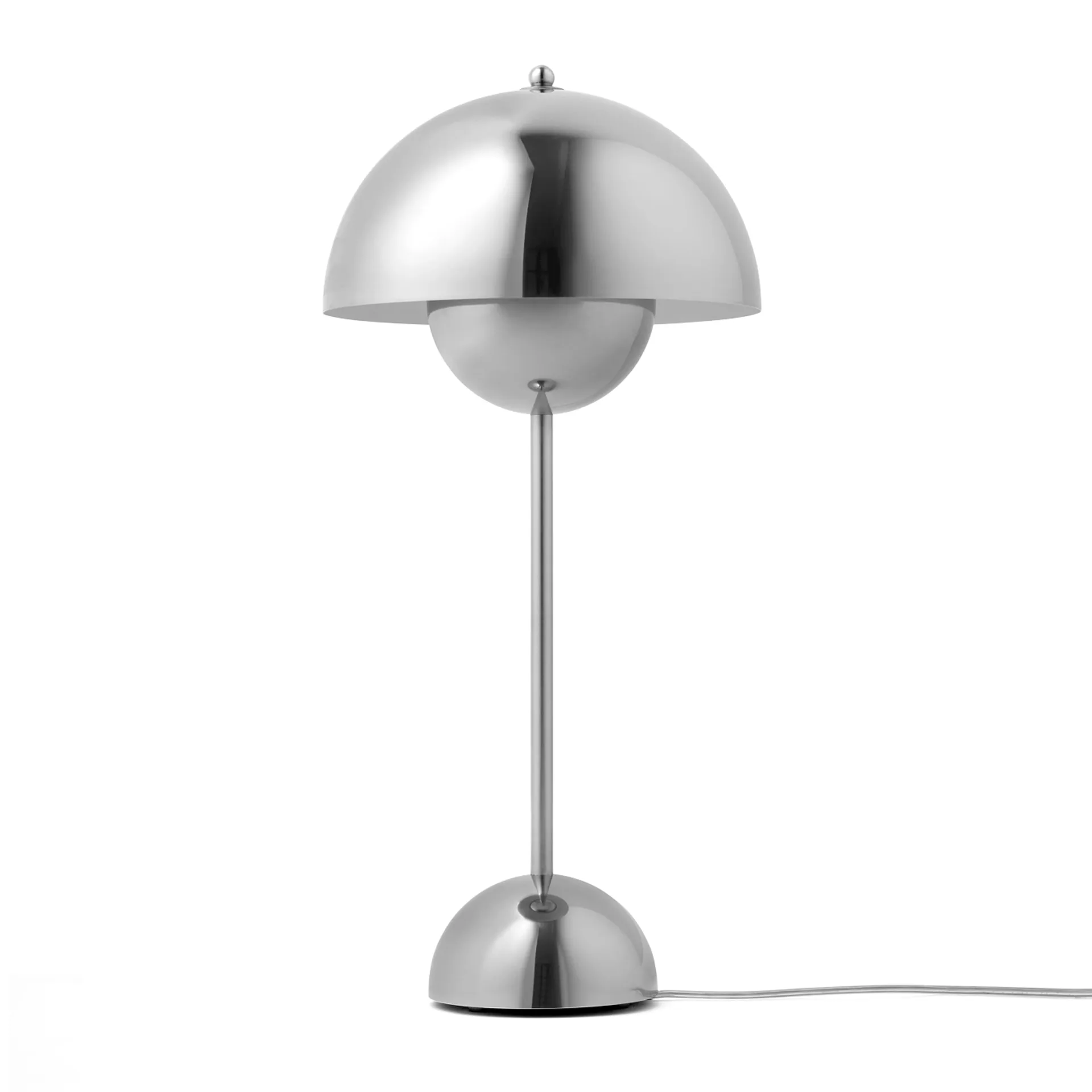 Lampe de table FlowerPot VP3, Chrome-plated &Tradition